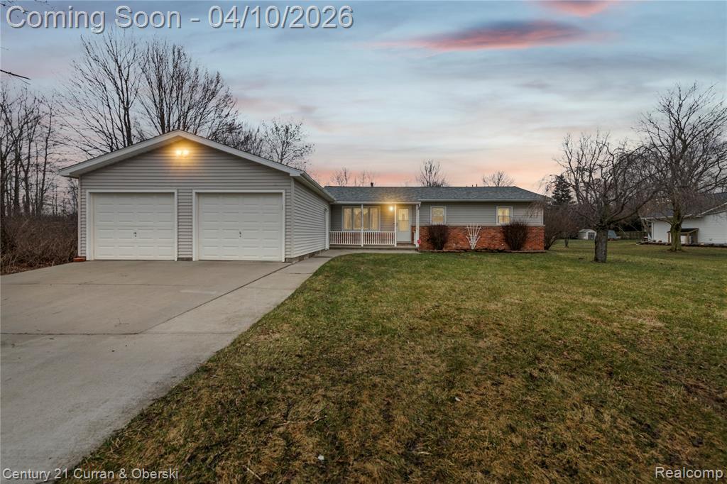 3518 Lightle Road, Clyde, MI 48049 — front exterior
