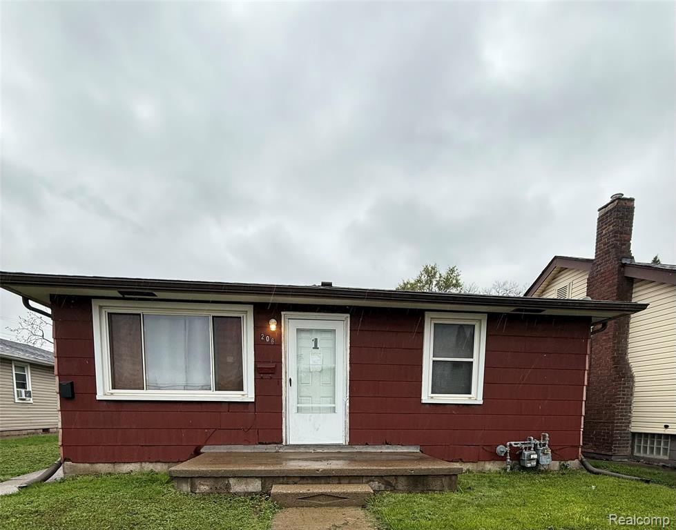 206 Frazier Street, River Rouge, MI 48218 — front exterior