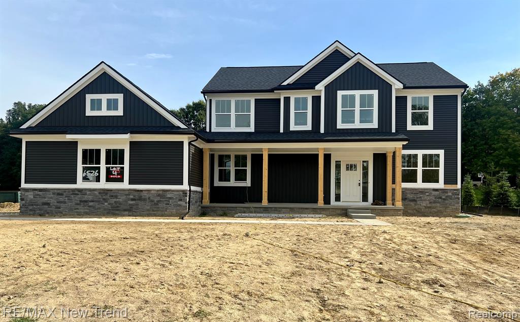 6526 Cambridge Circle, Clarkston, MI — front exterior