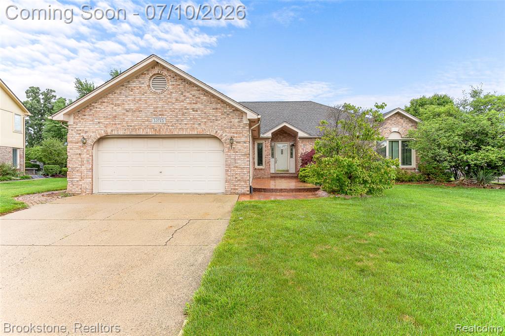 53725 ARABIAN Trail, Macomb, MI 48042 — front exterior