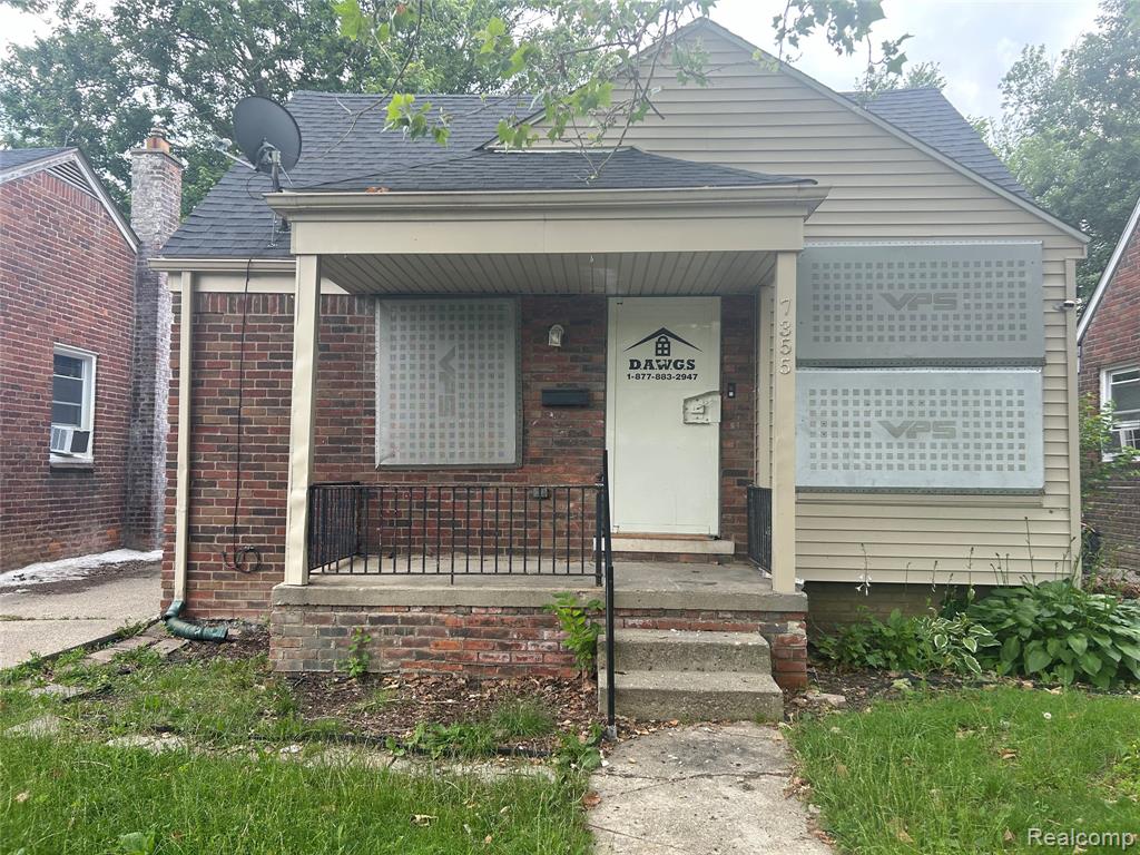 7355 Stout Street, Detroit, MI 48228 — front exterior