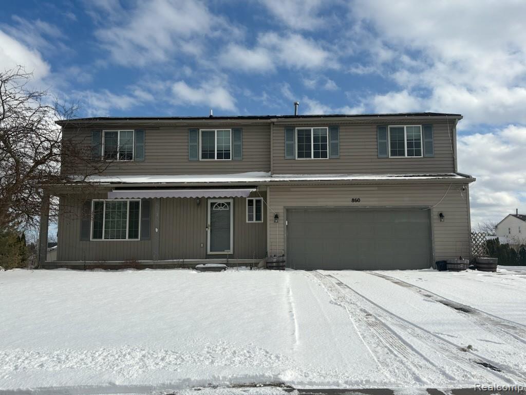 860 Eagle Heights Drive E, South Lyon, MI 48178 — front exterior