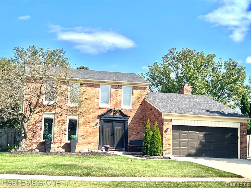 24236 SIMMONS Drive, Novi, MI — front exterior