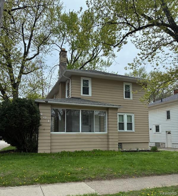401 CATALPA Drive, Royal Oak, MI 48067 — front exterior
