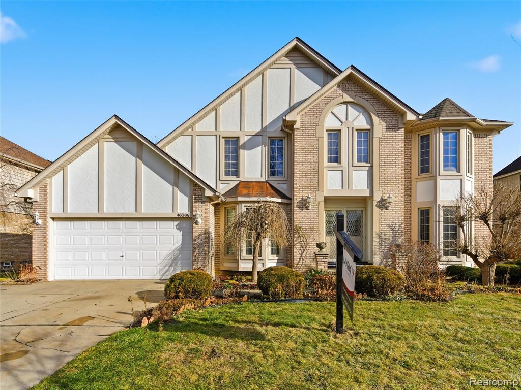 46386 Jackson Drive, Macomb, MI 48044 — front exterior