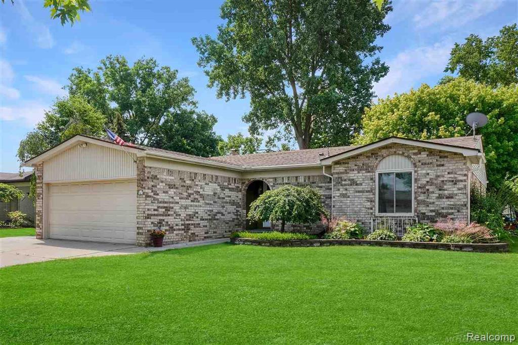15794 Nader Court, Clinton Twp, MI 48038 — front exterior