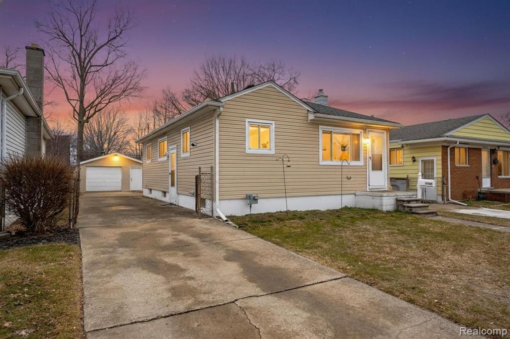 23360 Crossley Avenue, Hazel Park, MI 48030 — front exterior
