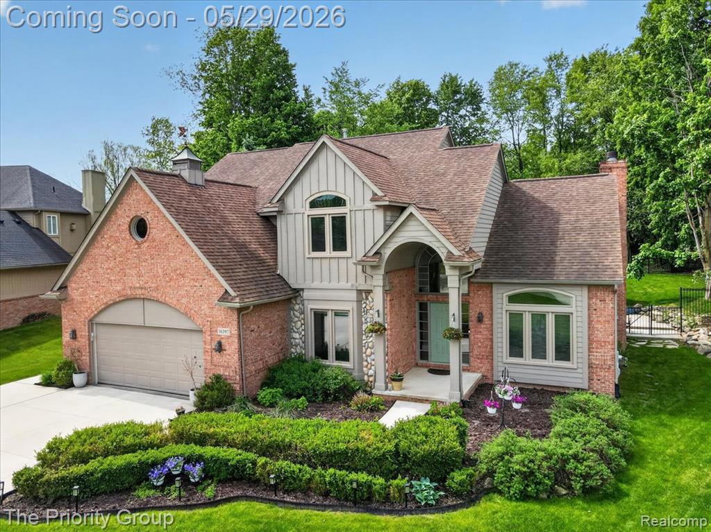 16397 Sherwood Lane, Northville, MI 48168 — front exterior