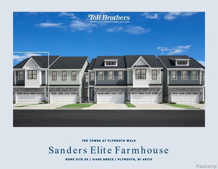 41483 Breck, Plymouth, MI 48170 — front exterior