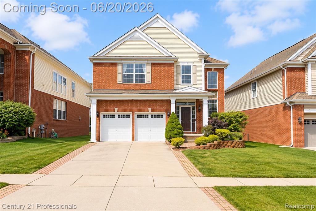 45248 Bartlett Drive, Novi, MI 48377 — front exterior