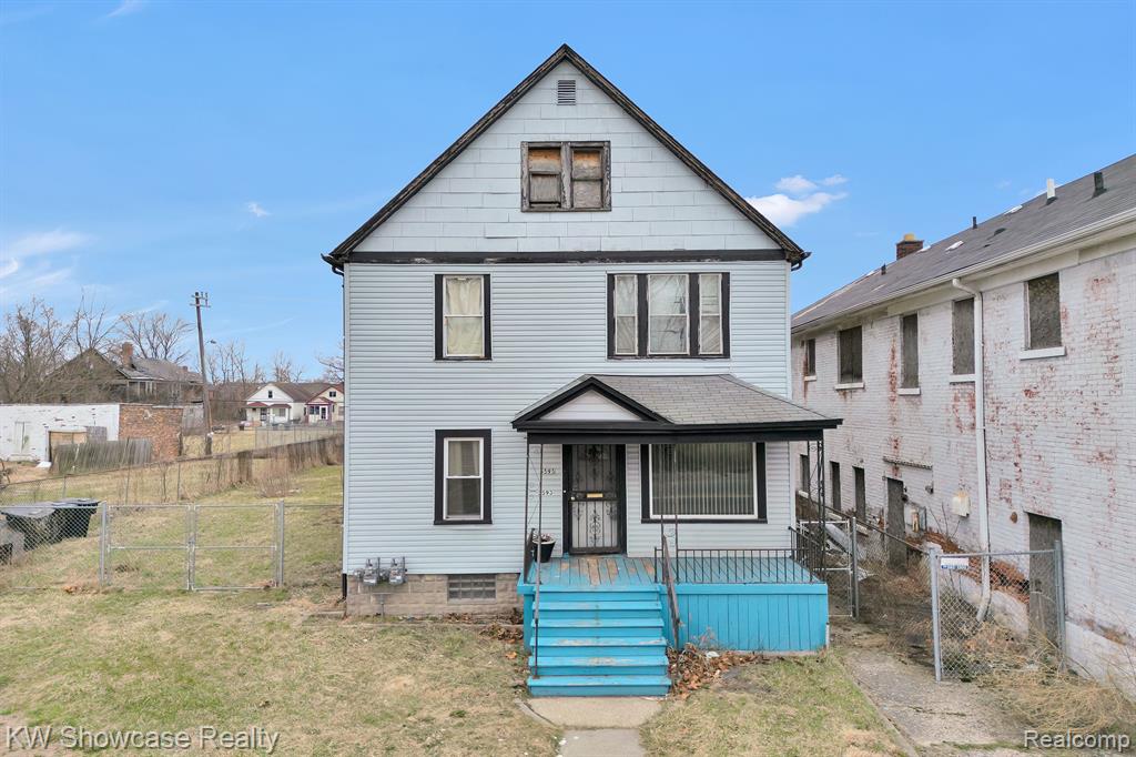 5593 CADILLAC Avenue, Detroit, MI 48213 — front exterior