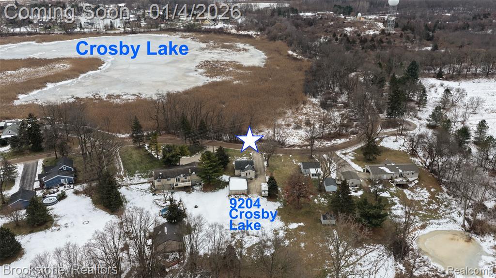 9204 Crosby Lake Road, Clarkston, MI — front exterior
