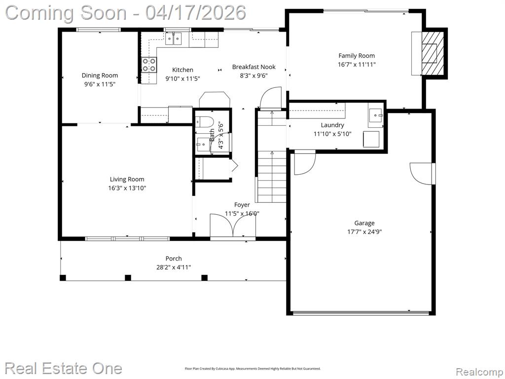View of home floor plan