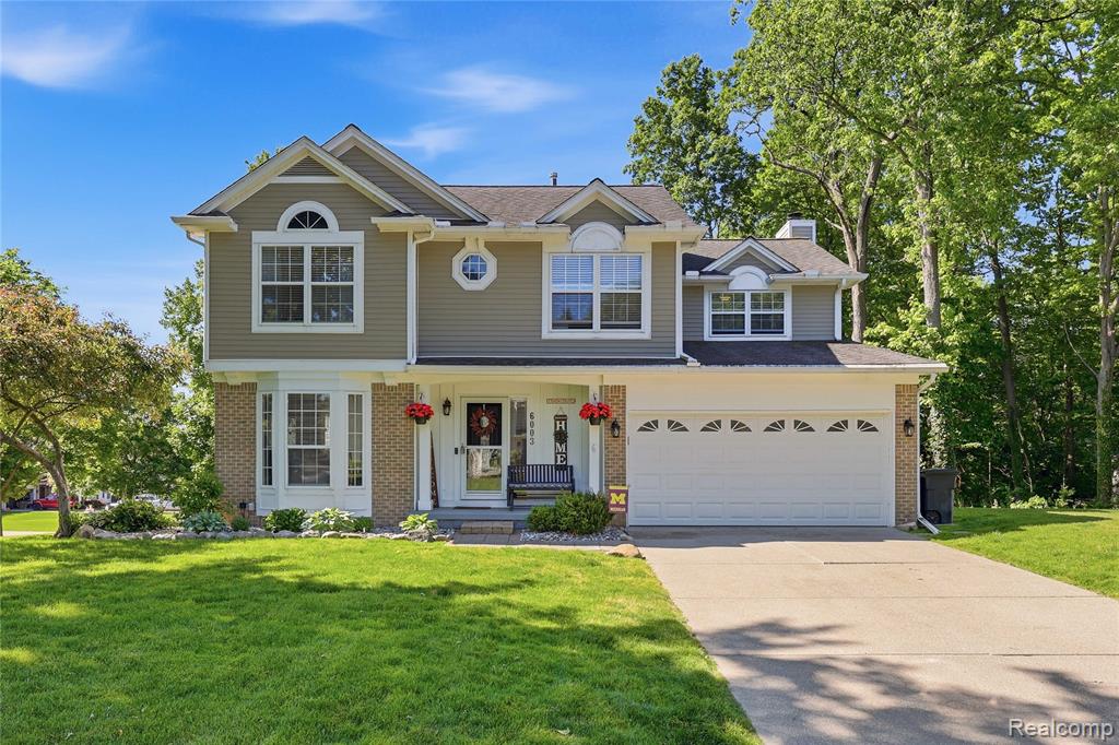 6003 Cedar Bend Drive, Clarkston, MI — front exterior