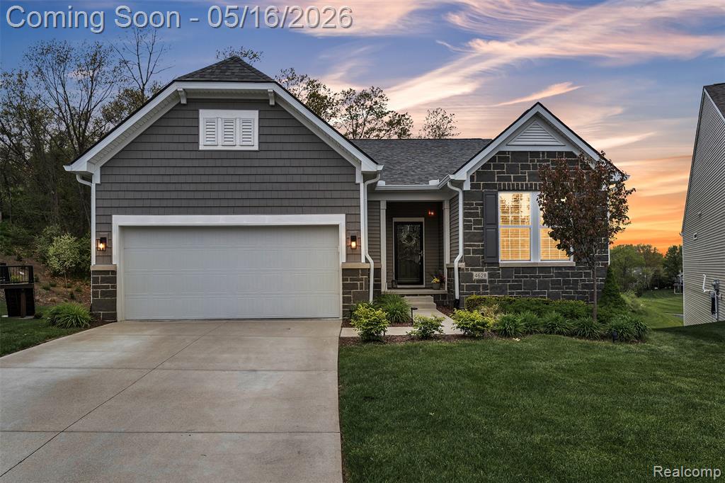 4628 Crestway Drive, Brighton, MI 48116 — front exterior