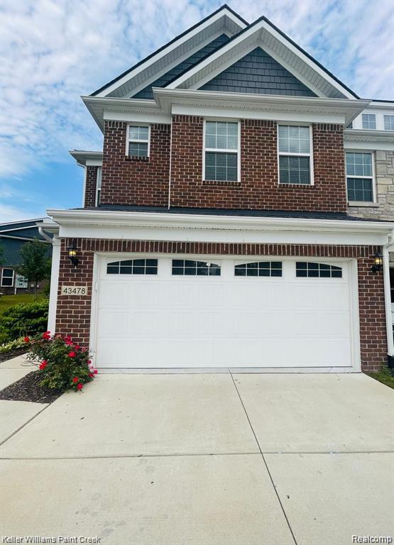 43478 Chancellor Lane, Novi, MI — front exterior
