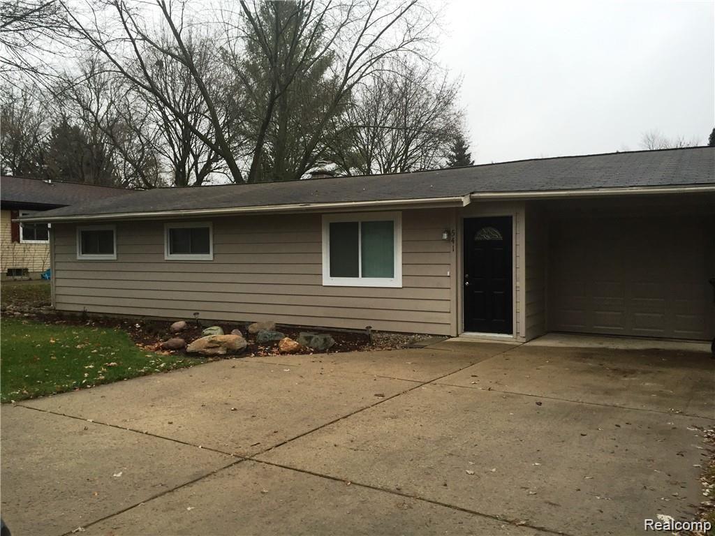 541 Mary Ellen Road, Rochester Hills, MI 48307 — front exterior