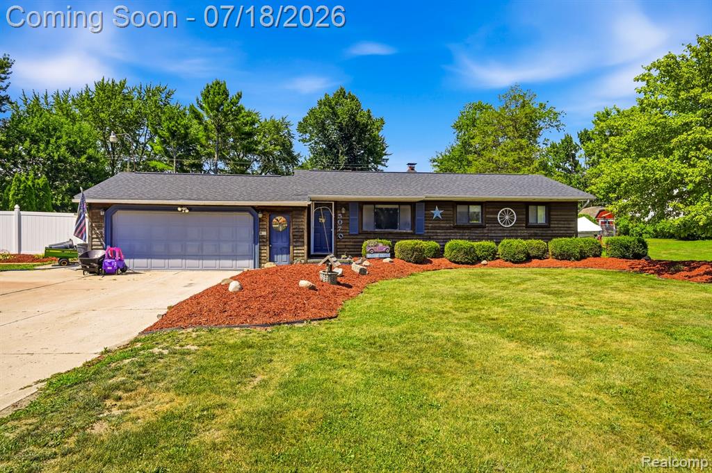 5070 Ray Road, Linden, MI 48451 — front exterior