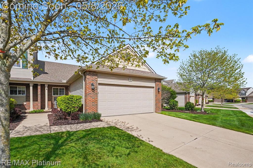 197 Newberry Lane, Howell, MI 48843 — front exterior
