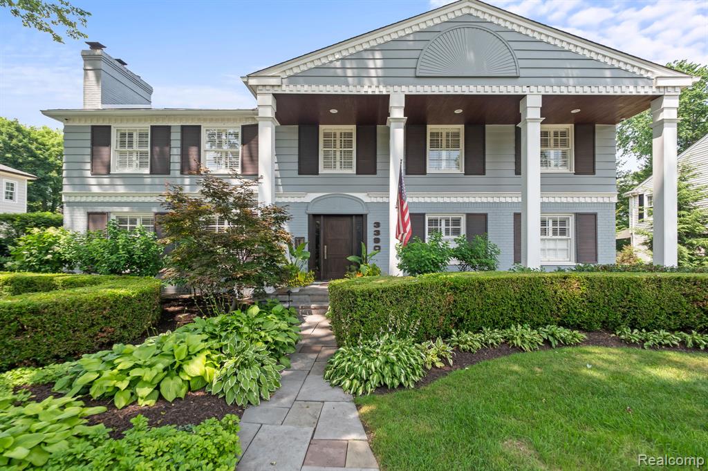 3390 Burning Bush Road, Bloomfield Hills, MI 48301 — front exterior