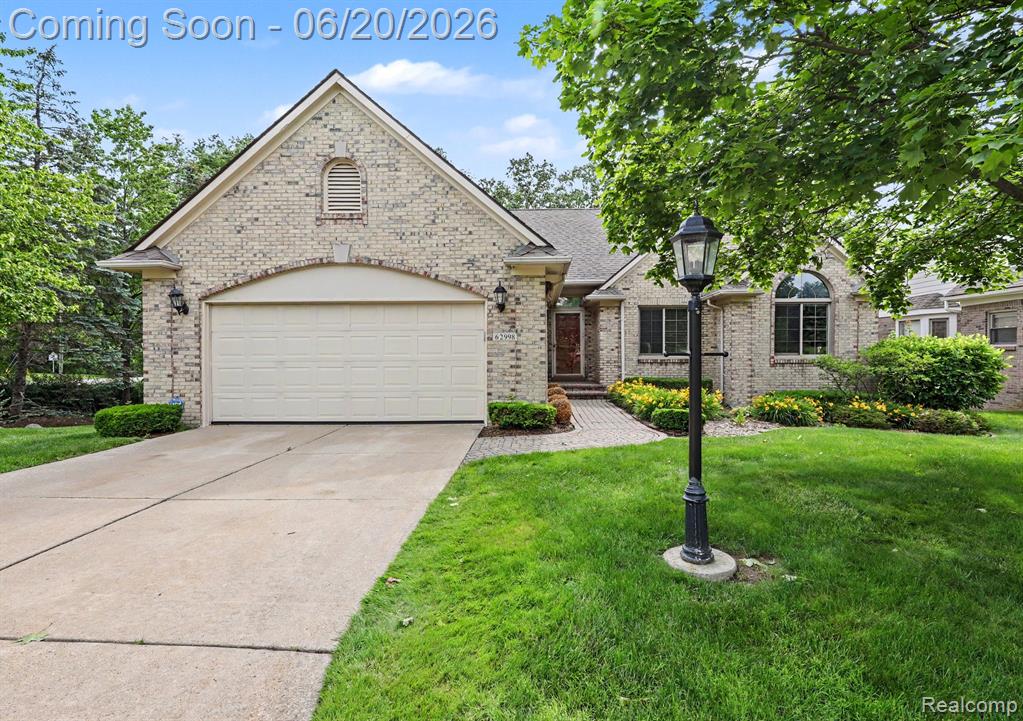 62998 Invitational Drive, Washington, MI — front exterior