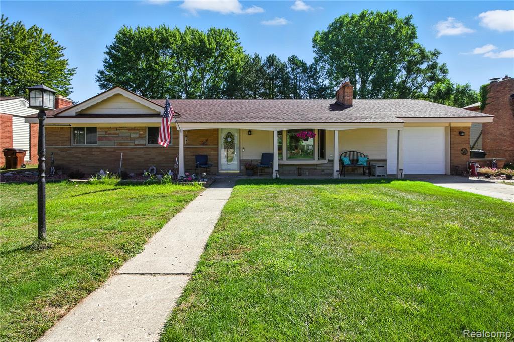 51088 Fairlane Drive, Shelby Twp, MI 48316 — front exterior