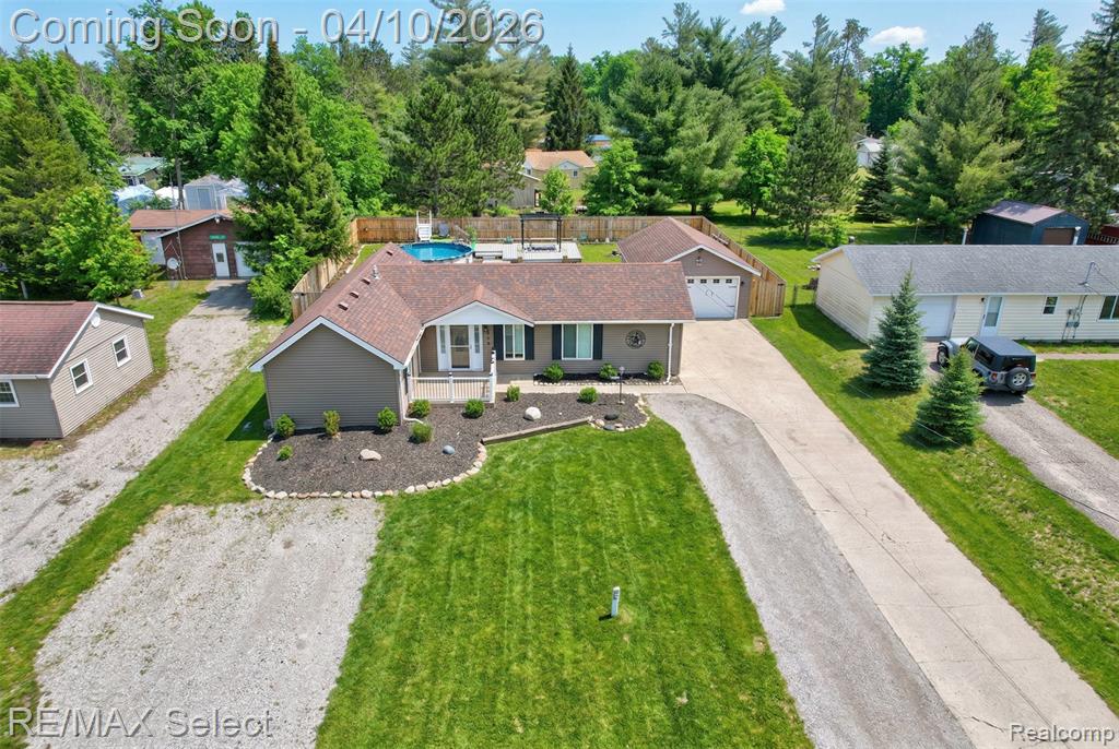 1652 Higgins Road, St. Helen, MI 48656 — front exterior