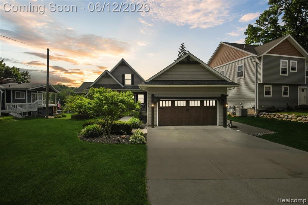 4628 Clinton Drive, Clarkston, MI — front exterior