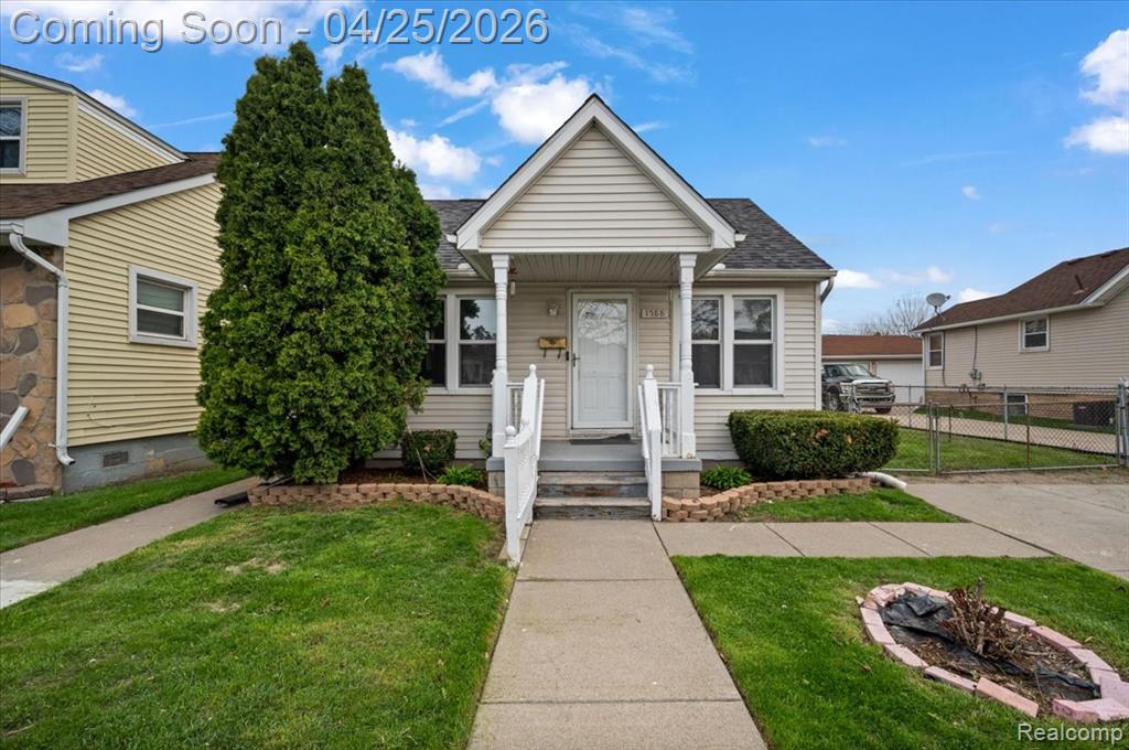 1588 Garfield Avenue, Lincoln Park, MI 48146 — front exterior
