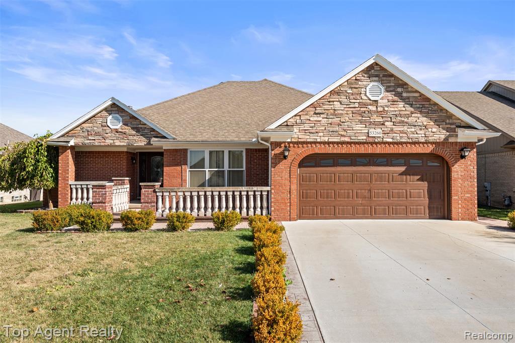 53260 VILLA ROSA Drive, Macomb, MI 48042 — front exterior