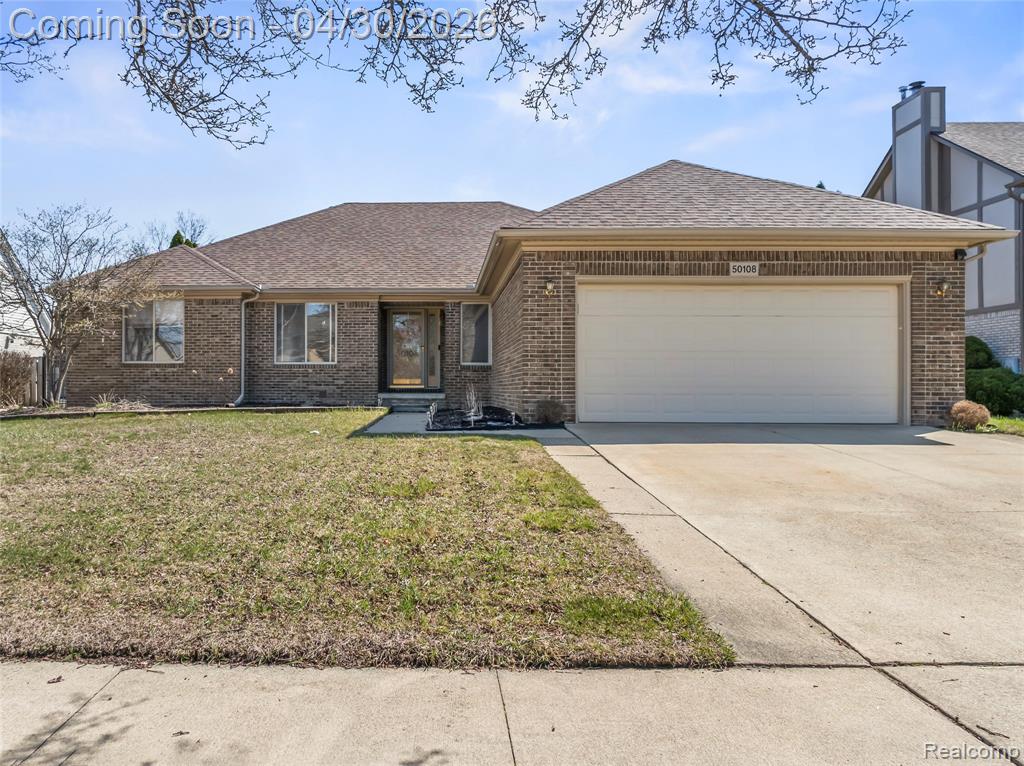 50108 Buccaneer Drive, Macomb, MI 48044 — front exterior