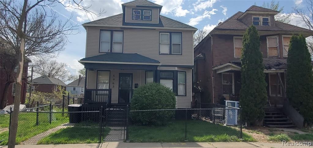 5963 Iroquois Street, Detroit, MI 48213 — front exterior