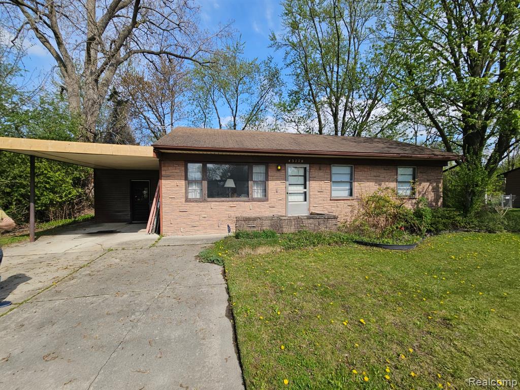 43770 North Avenue, Clinton Twp, MI 48036 — front exterior