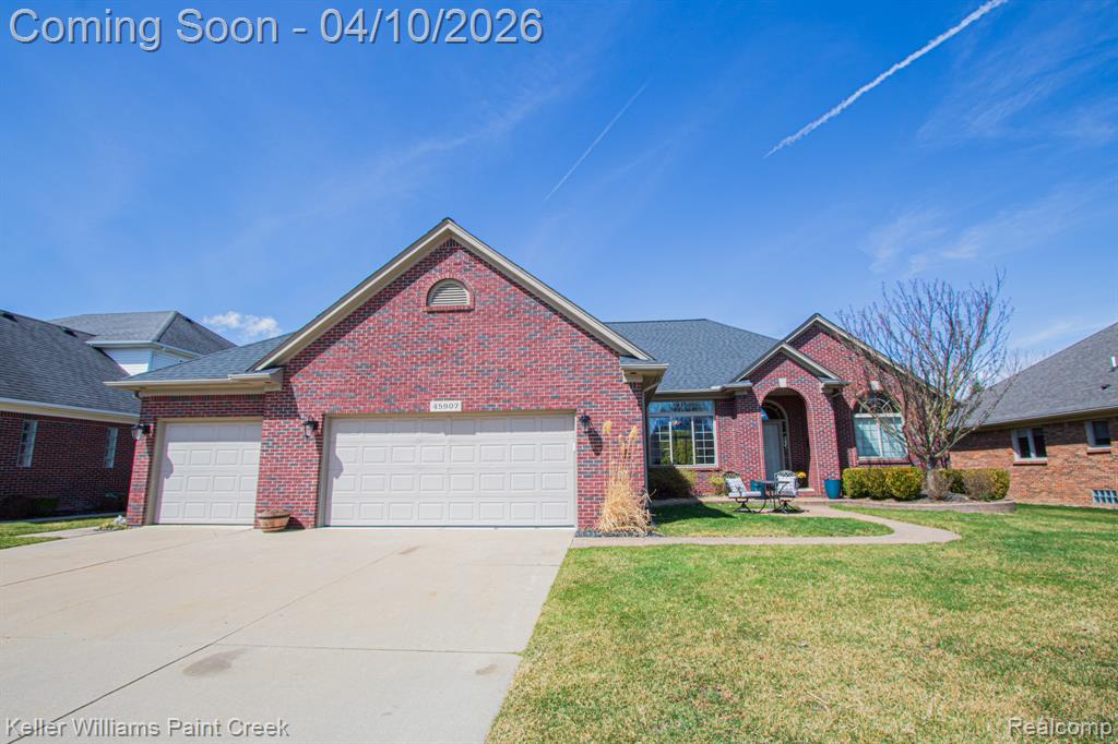 45907 Lookout Drive, Macomb, MI 48044 — front exterior