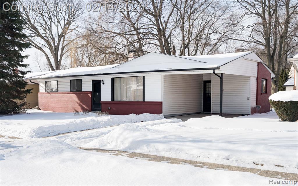 43201 Penny Drive, Sterling Heights, MI 48314 — front exterior