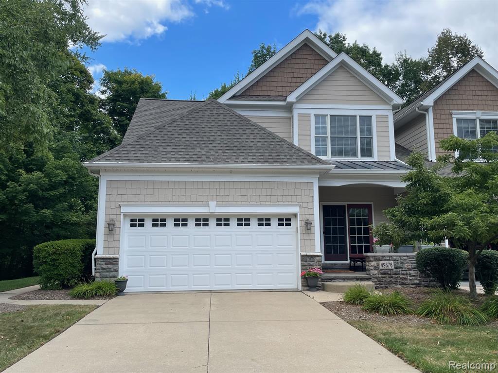 49676 Timber Trail, Novi, MI — front exterior