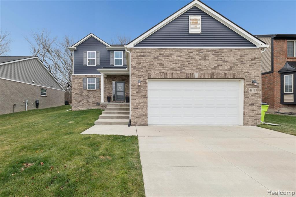 48138 Manhattan Drive, Macomb, MI 48042 — front exterior