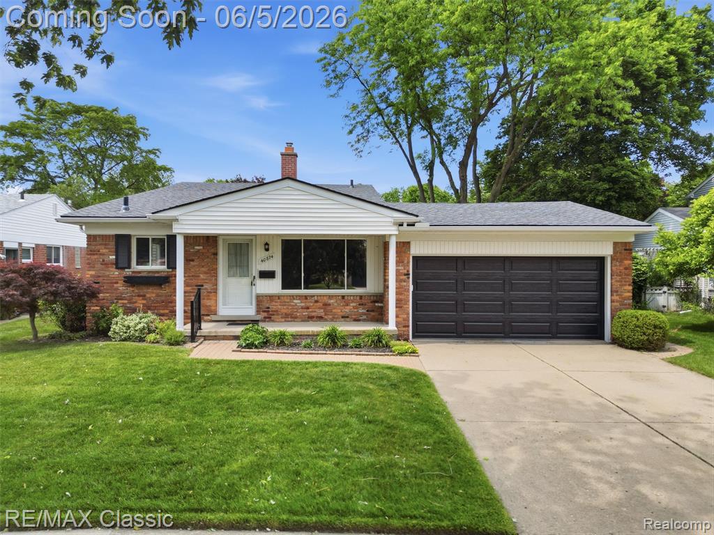 40874 Ivywood Lane, Plymouth, MI 48170 — front exterior