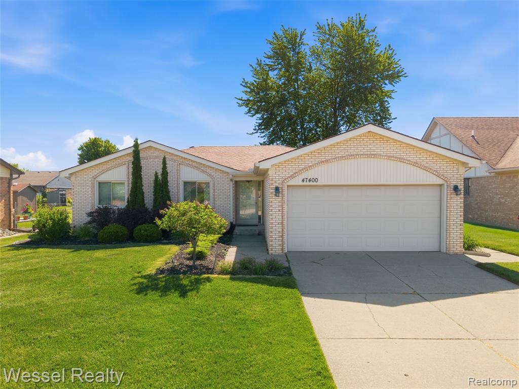 47400 Sanborn Drive, Macomb, MI 48044 — front exterior