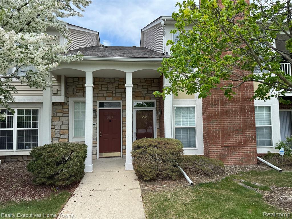 5685 PINE AIRES Drive, Sterling Heights, MI 48314 — front exterior