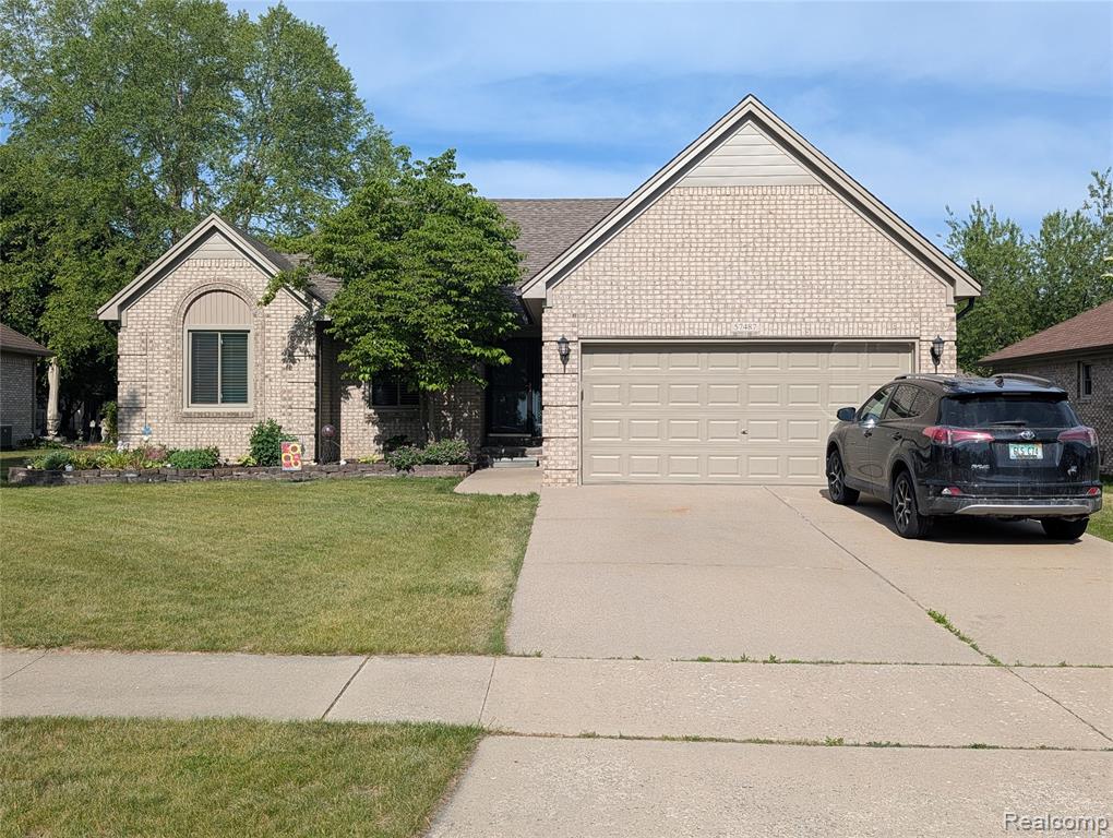 57487 Nicholas Drive, Washington, MI — front exterior