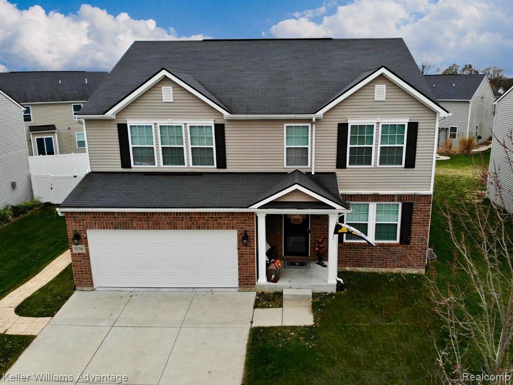 8356 Crab Apple Trail, Dexter, MI 48130 — front exterior