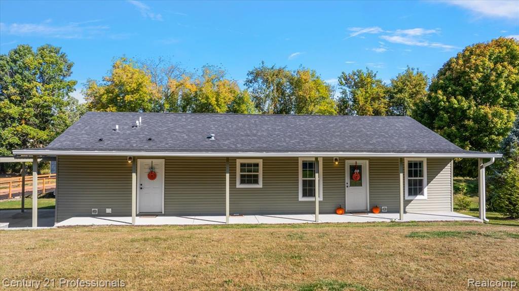 806 Davis Lake Road, Mayfield, MI 48446 — front exterior