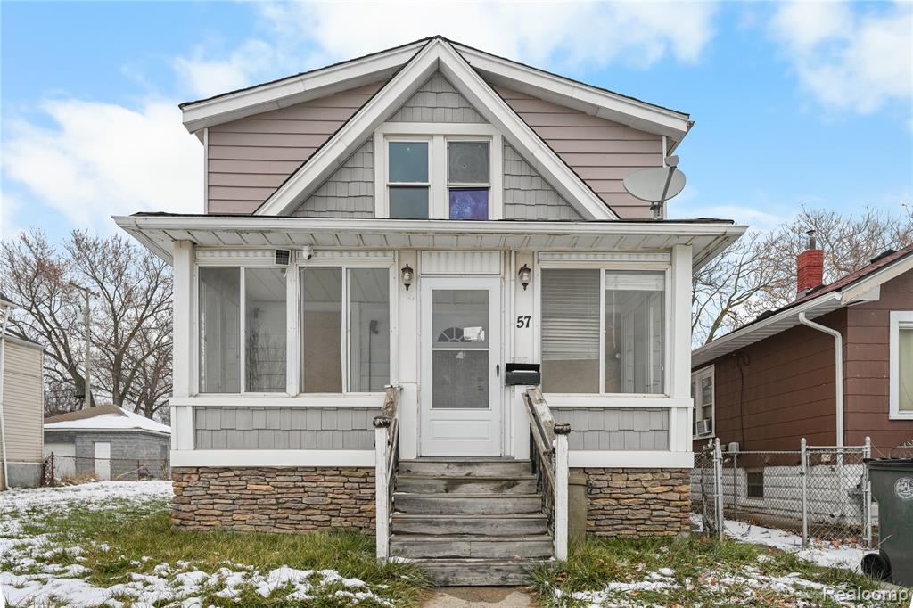 57 E Glenwood Street, Ecorse, MI 48229 — front exterior
