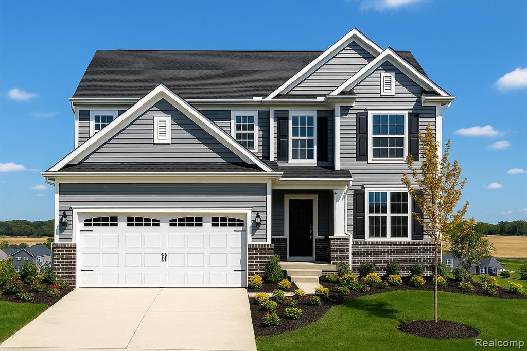 59568 Schuss Gully Drive, New Hudson, MI 48165 — front exterior