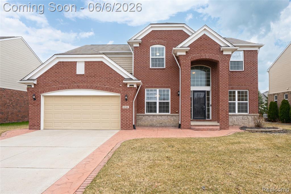 49184 Gracechurch Road, Macomb, MI 48044 — front exterior