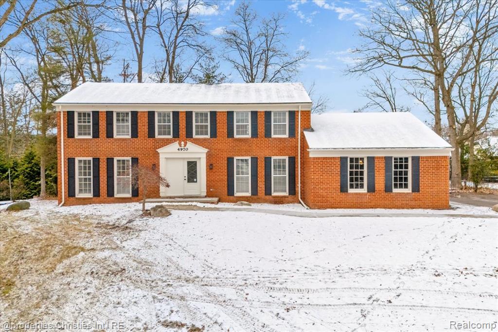 4970 Hardwoods Drive, West Bloomfield, MI 48323 — front exterior