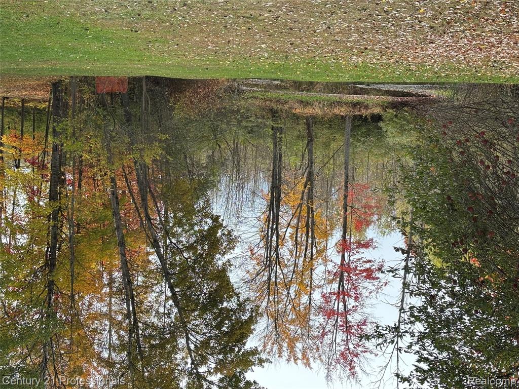 View of Pond near front of house