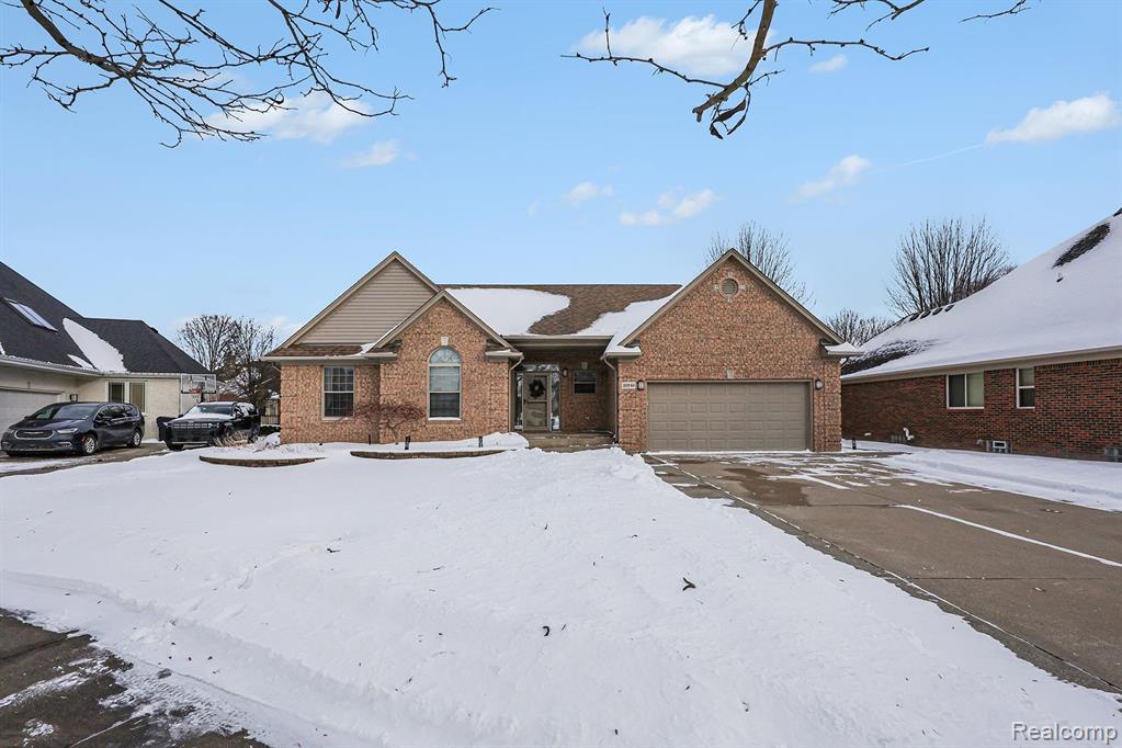 38846 Hampton Court, Harrison Township, MI — front exterior