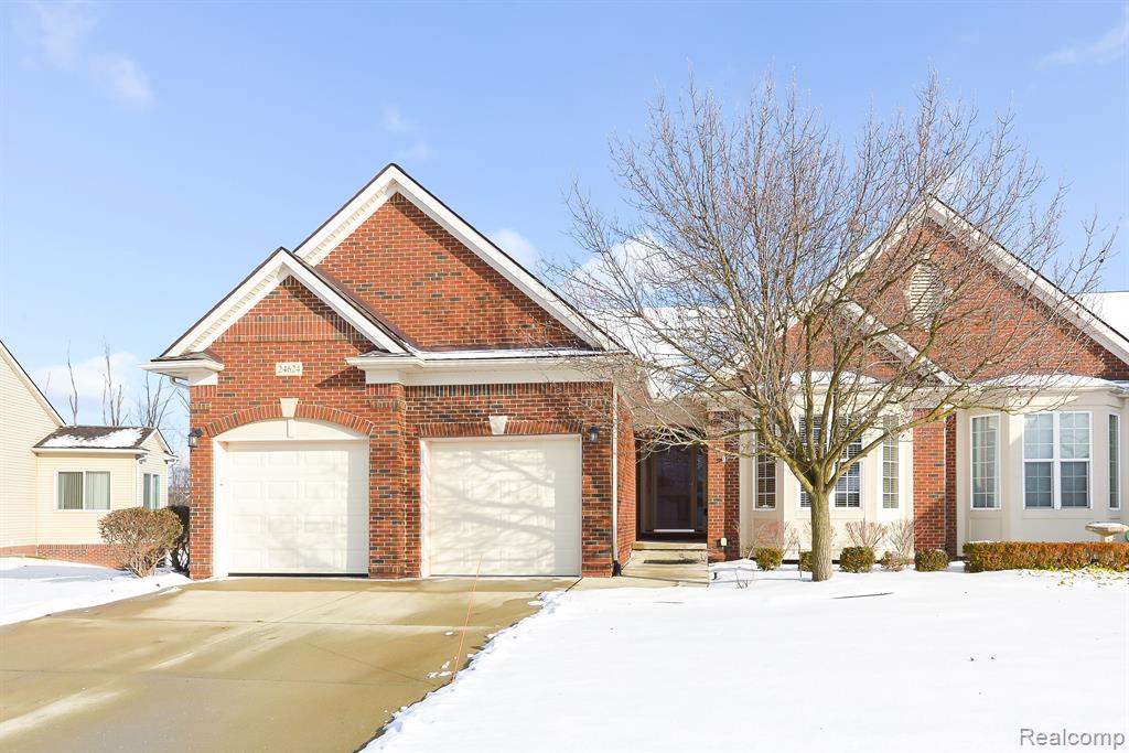 24624 ROSEMONT Drive, South Lyon, MI 48178 — front exterior